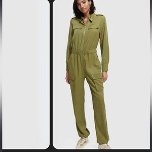 Scotch & Soda NWT Women's Utility jumpsuit in Green‎ Size Small